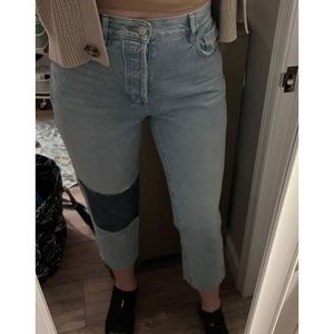 Pacsun high rise straight jeans